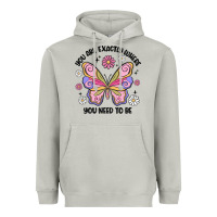 Moon Dust you are exactly where you need to be Heavyweight Hoodie - MaliasSmallBusiness