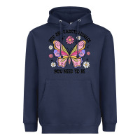Navy you are exactly where you need to be Heavyweight Hoodie - MaliasSmallBusiness