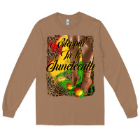 Toasted Coconut steppin' in to juneteenth Long Sleeve Tee - HRA Design Shop