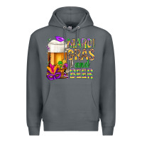 Rock Mardi Gras and beer Premium Hoodie - BundleAndBundleShop
