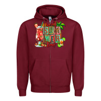 Burgundy sweet summer time margarita Zipper Hoodie - Jasminsmagicworld