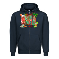 Navy sweet summer time margarita Zipper Hoodie - Jasminsmagicworld