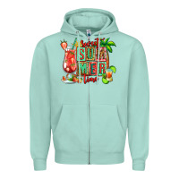 Seafoam sweet summer time margarita Zipper Hoodie - Jasminsmagicworld