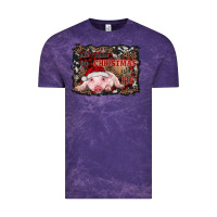 Cloud Purple all i want for christmas is a pig baby Vintage Tee - RanaPortraitStore