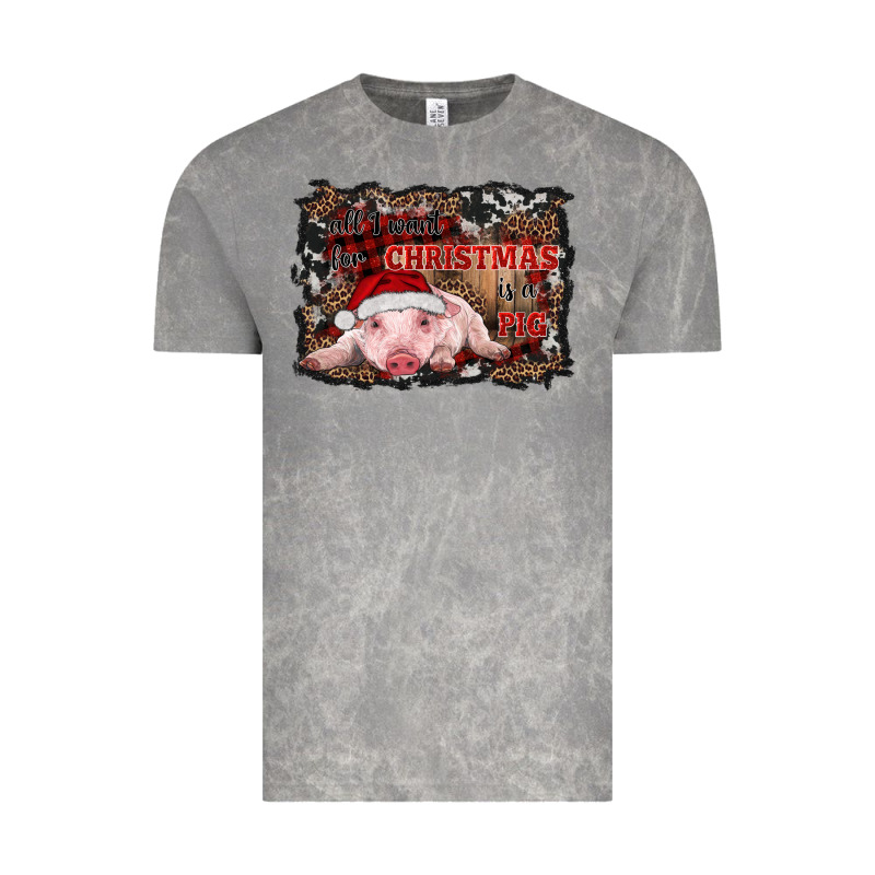 All I Want For Christmas Is A Pig Baby Vintage Tee by RanaPortraitStore | Teevron