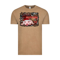 Vintage Coffee all i want for christmas is a pig baby Vintage Tee - RanaPortraitStore