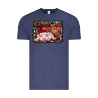 Vintage Denim all i want for christmas is a pig baby Vintage Tee - RanaPortraitStore
