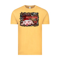 Vintage Mustard all i want for christmas is a pig baby Vintage Tee - RanaPortraitStore