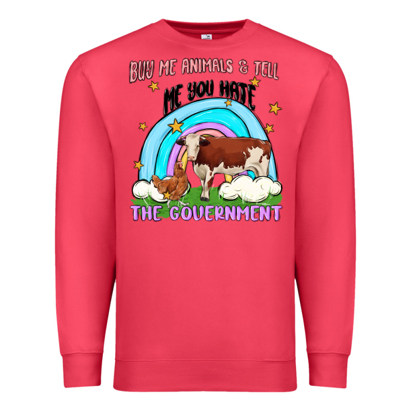 Buy Me Animals Premium Sweatshirt by MaliasSmallBusiness | Teevron