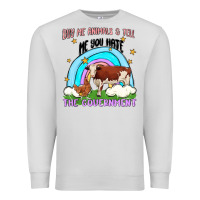 Dove Grey buy me animals Premium Sweatshirt - MaliasSmallBusiness