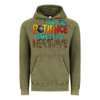 Vintage Olive i had my patience tested i'm negative Vintage Hoodie - Zillion Design Studio