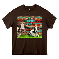 Chocolate Brown So Legend Dairy Heavy Core Tee - LillyAllenDesigns