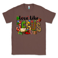 Chestnut Christmas love like jesus Classic Tee - FaDigitalArtStudio