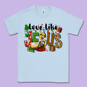 Christmas Love Like Jesus Classic Tee Designed By Fadigitalartstudio