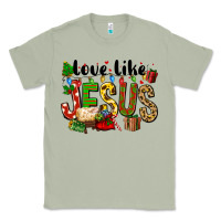 Matcha Christmas love like jesus Classic Tee - FaDigitalArtStudio