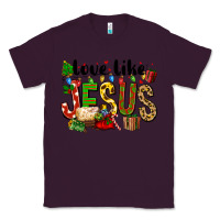Plum Christmas love like jesus Classic Tee - FaDigitalArtStudio