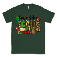 Sports Green Christmas love like jesus Classic Tee - FaDigitalArtStudio