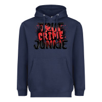 Navy true crime junkie Heavyweight Hoodie - MaliasSmallBusiness