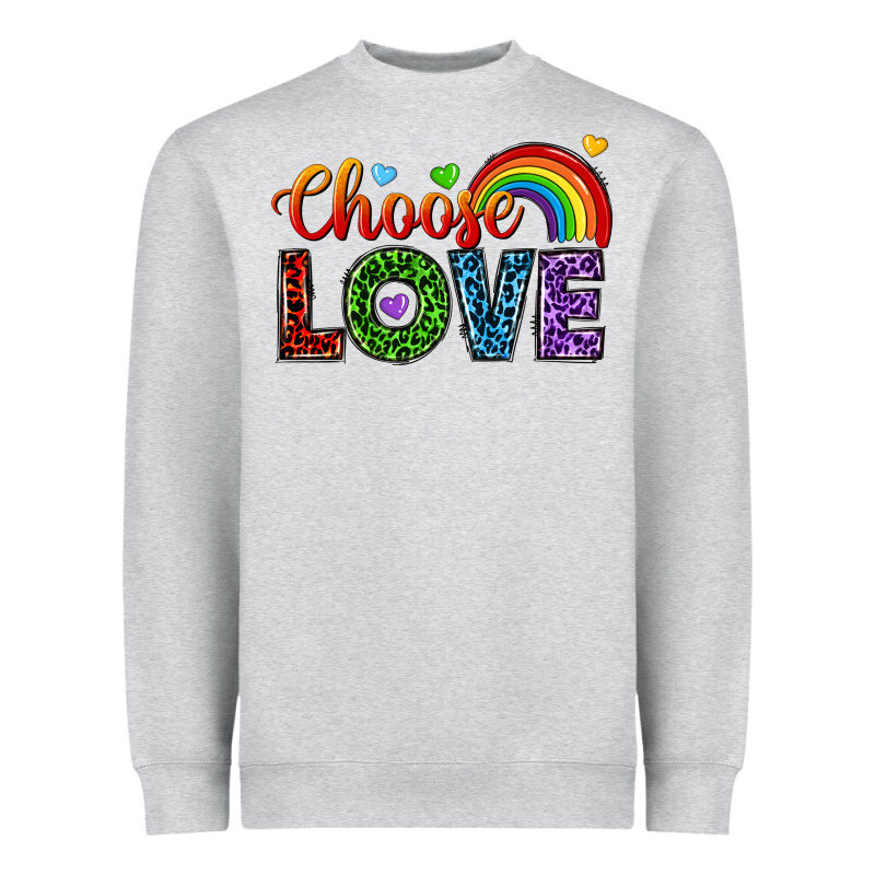 Choose Love Heavyweight Sweatshirt by texasbilliewilder | Teevron