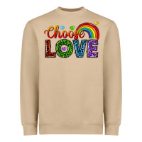 Mushroom choose love Heavyweight Sweatshirt - texasbilliewilder