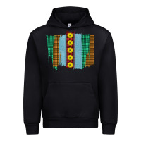Black Western Sunflower Farm Life Brush Strokes Urban Hoodie - Bettercallsaul