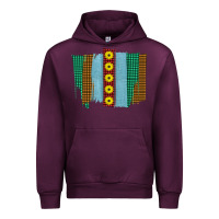 Mauve Wine Western Sunflower Farm Life Brush Strokes Urban Hoodie - Bettercallsaul