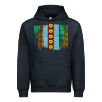 Navy Western Sunflower Farm Life Brush Strokes Urban Hoodie - Bettercallsaul