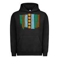 Pigment Black Western Sunflower Farm Life Brush Strokes Urban Hoodie - Bettercallsaul
