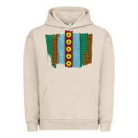 Pigment French Oak Western Sunflower Farm Life Brush Strokes Urban Hoodie - Bettercallsaul