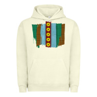 Pigment Pistachio Western Sunflower Farm Life Brush Strokes Urban Hoodie - Bettercallsaul