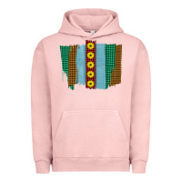 Pigment Salmon Western Sunflower Farm Life Brush Strokes Urban Hoodie - Bettercallsaul
