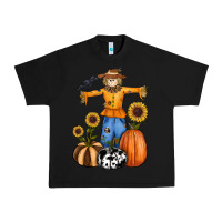 Black pumpkin sunflower fall scarecrow Urban Heavy Tee - RanaPortraitStore