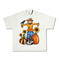 Pistachio pumpkin sunflower fall scarecrow Urban Heavy Tee - RanaPortraitStore