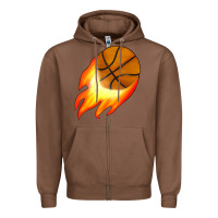 Chestnut basketball Zipper Hoodie - JahusDesignShop