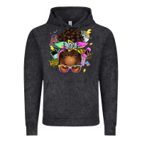 Vintage Black 90s afro messy bun Vintage Hoodie - texasbilliewilder