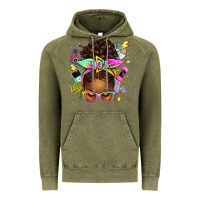 Vintage Olive 90s afro messy bun Vintage Hoodie - texasbilliewilder