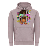 Vintage Zinc 90s afro messy bun Vintage Hoodie - texasbilliewilder