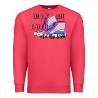 Cardinal walk by faith Premium Sweatshirt - MaliasSmallBusiness