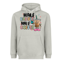 Moon Dust half baddie half coffee Heavyweight Hoodie - MaliasSmallBusiness