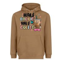 Toasted Coconut half baddie half coffee Heavyweight Hoodie - MaliasSmallBusiness