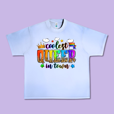 Coolest Queer In Town Urban Heavy Tee Designed By Zillion Design Studio