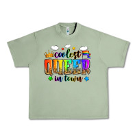 Oil Green coolest queer in town Urban Heavy Tee - Zillion Design Studio