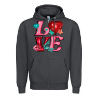 Love With Balloons Zipper Hoodie | Teevron