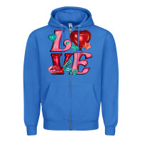 True Royal love with balloons Zipper Hoodie - AdoDesignShop