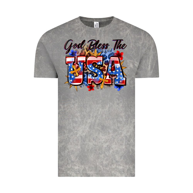 God Bless The Usa Vintage Tee by Zillion Design Studio | Teevron