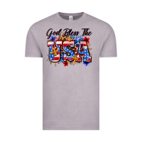 Vintage Zinc god bless the usa Vintage Tee - Zillion Design Studio