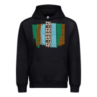 Black Western Farm Life Cowhide Brush Strokes Urban Hoodie - Bettercallsaul