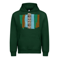 Forest Green Western Farm Life Cowhide Brush Strokes Urban Hoodie - Bettercallsaul