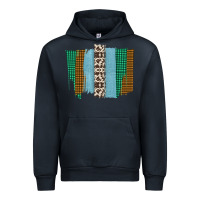 Navy Western Farm Life Cowhide Brush Strokes Urban Hoodie - Bettercallsaul