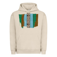 Pigment French Oak Western Farm Life Cowhide Brush Strokes Urban Hoodie - Bettercallsaul